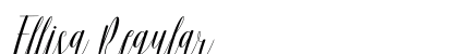 Ellisa Regular Font Preview
