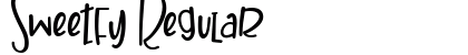 Sweetfy Regular Font Preview
