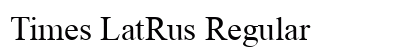 Times LatRus Regular font free download