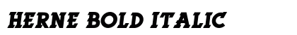 Herne Bold Italic preview Herne Bold Italic preview
