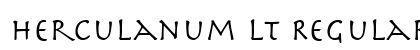 Herculanum LT Regular font free download
