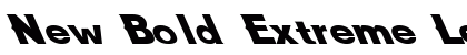 New Bold Extreme Lefti Regular Font Preview