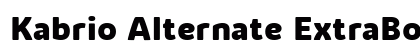 Kabrio Alternate ExtraBold preview