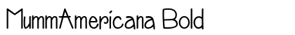 MummAmericana Bold Font Preview