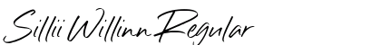 Sillii Willinn Regular Font Preview