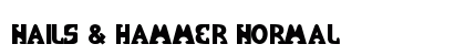 Nails & Hammer Normal Font Preview