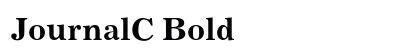 JournalC Bold font free download