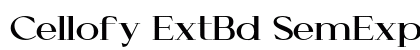 Cellofy ExtBd SemExp Regular preview Cellofy ExtBd SemExp Regular preview
