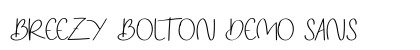 Breezy Bolton DEMO Sans preview