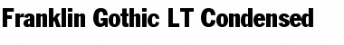 FranklinGothic LT Condensed Regular Font