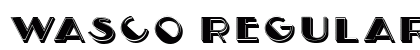 Wasco Regular Font Preview Wasco Regular Font Preview