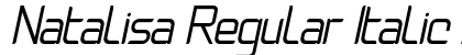 Natalisa Regular Italic Demo Regular Italic preview