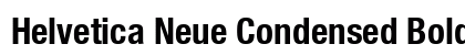 Helvetica Neue Condensed Bold Preview