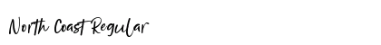 North Coast Regular Font Preview