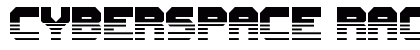 Cyberspace Raceway Front Regular Font Preview