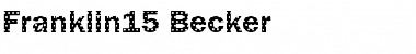 Download Franklin15 Becker Font