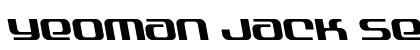 Yeoman Jack Semi-Leftalic Regular Font Preview Yeoman Jack Semi-Leftalic Regular Font Preview