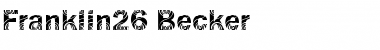 Franklin26 Becker Regular Font