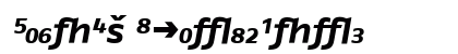 FagoEx ItalicBold Font Preview