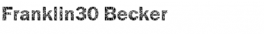 Franklin30 Becker Regular Font