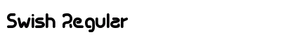 Swish Regular Font Preview