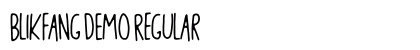 Blikfang DEMO Regular preview