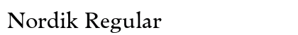 Nordik Regular font free download