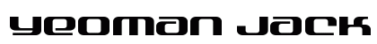 Yeoman Jack Expanded Regular Font Preview Yeoman Jack Expanded Regular Font Preview