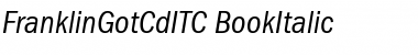 FranklinGotCdITC Italic