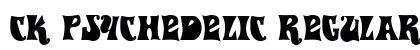CK Psychedelic Regular Font Preview