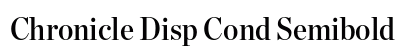 Chronicle Disp Cond Semibold Preview