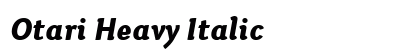 Otari Heavy Italic preview