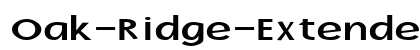 Oak-Ridge-Extended Bold font free download