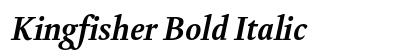 Kingfisher Bold Italic preview