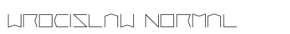 Wrocislaw Normal Font Preview