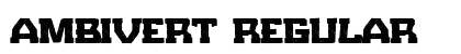 Ambivert Regular Font Ambivert Regular Font Preview