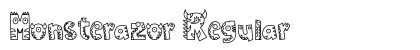 Monsterazor Regular Font Preview