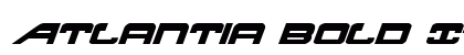 Atlantia Bold Italic Bold Italic Font Preview