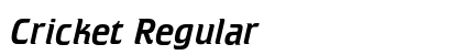 Cricket Regular Font Cricket Regular Font Preview
