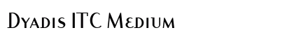 Dyadis ITC Medium Preview