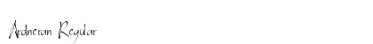 Ardneran Regular Font Preview