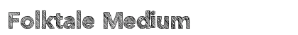 Folktale Medium Font Preview