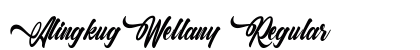 Alingkug Wellany Regular font free download