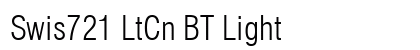 Swis721 LtCn BT Light font free download