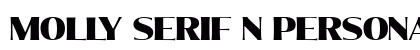Molly Serif N PERSONAL Black preview