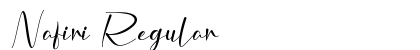 Nafiri Regular Font Preview
