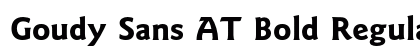 Goudy Sans AT Bold Regular font free download