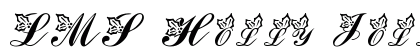 LMS Holly Jolly Christmas Regular Font Preview