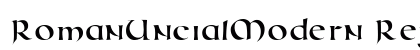 RomanUncialModern Regular Font Preview