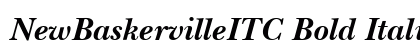 NewBaskervilleITC Bold Italic preview NewBaskervilleITC Bold Italic preview